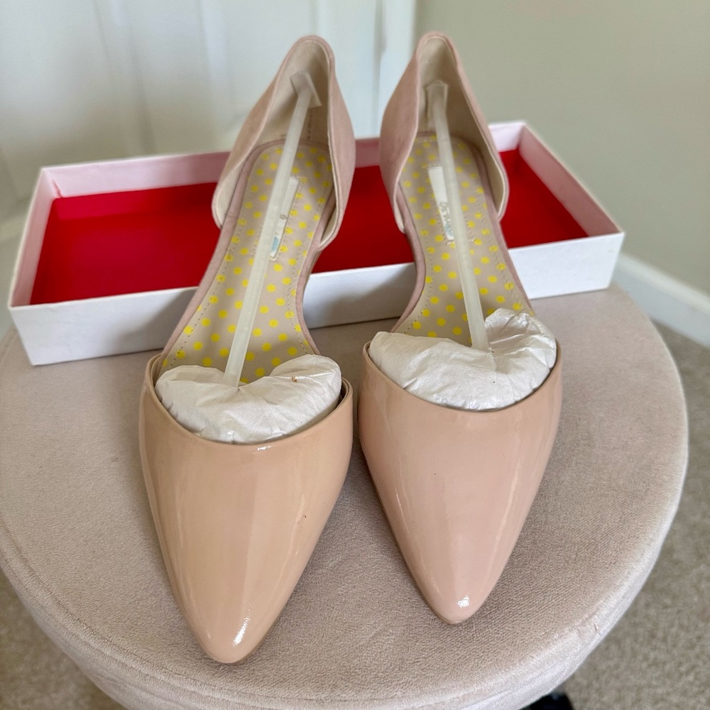 BODEN ~  nude/light pink pointed Toe Flats EU 39,5 / US 9
